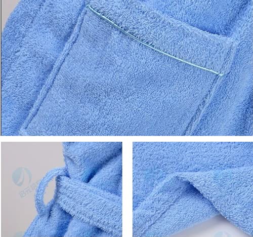 Mannen Vrouwen Katoenen Badstof Badjas Liefhebbers Effen Handdoek Nachtkleding Lange Badjas Kimono Femme Kamerjas… - Image 4