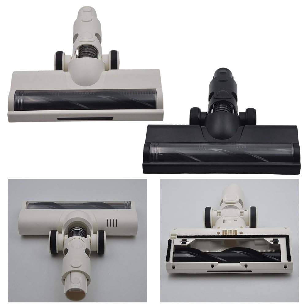Conjunto de cepillo para alfombras con cepillo de rodillo V16S V12S V11 V12 para profesionales, eficientes boquillas de limpieza profunda y para desechos grandes, color negro