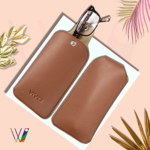Image of Unisex Specs Self Button Eyewear Dabbi Artificial Leather Soft Case Cover