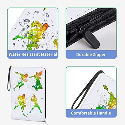 Hesplus Sports Card Binder 9-Pocket Trading Card Binder 900 Pockets Double Sided Pockets For Baseball Card Binder Football Baseball Basketball Hockey Card And Other Tcg Collection Storage Album #TOP3