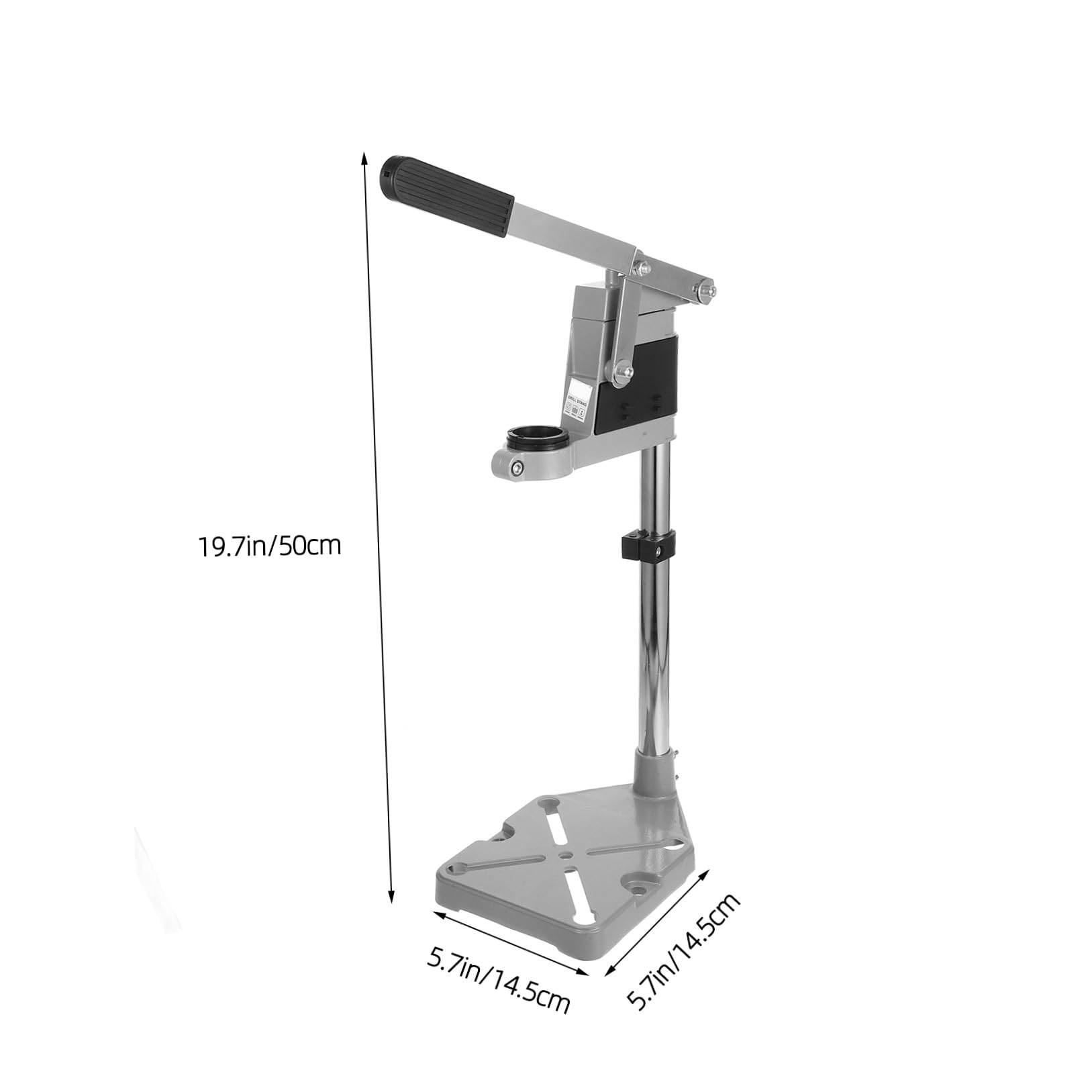 BESTonZON Affilatore Per Raschietto Trapano a Mano Manuale Tavolo Da Lavoro Portatile Supporto Per Trapano a Colonna Pilastro Corridore Del Letto Basamento in Alluminio Trapano Elettrico