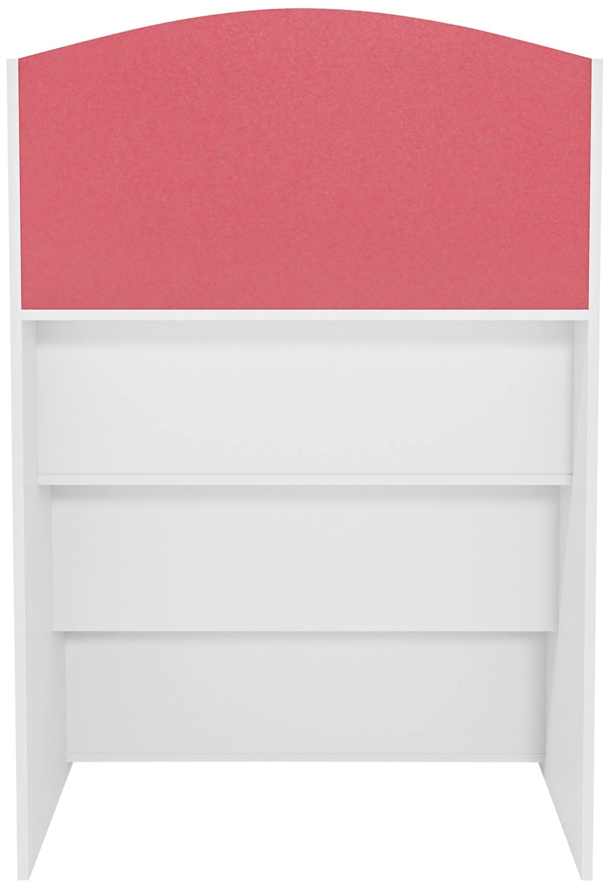 CLP Bücherregal Melfa I Zeitschriftenständer Mit 4 Fächern I Regal Für Kinderbücher I Organizer Weiß, Größe:60 cm