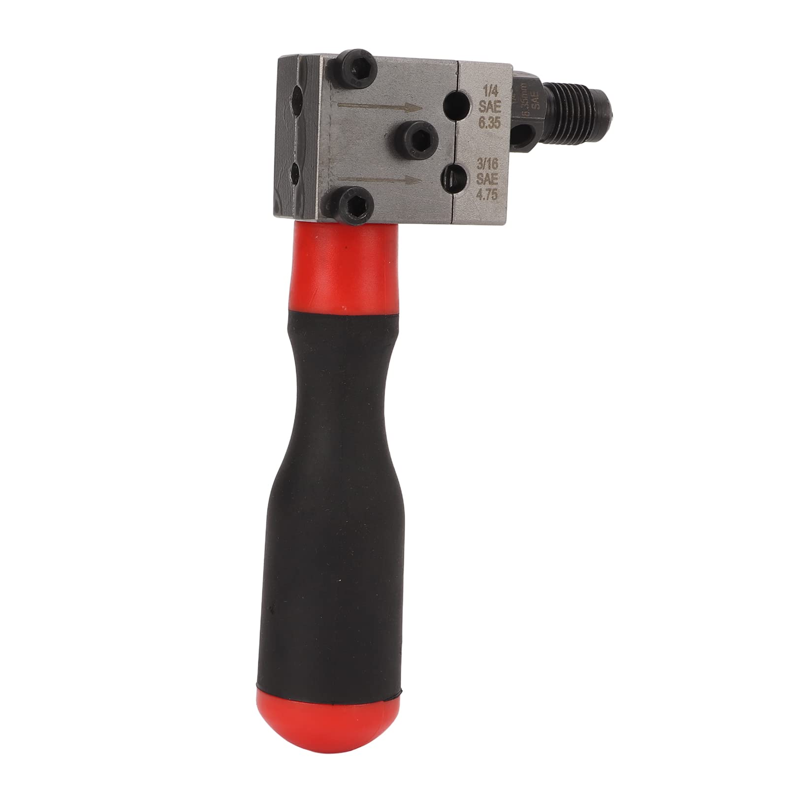 Kit de Herramientas para Rebordear Tubos de Cobre, 3/16 y 1/4 Pulgadas, Diseño Plano, Metal Duradero, Profesional, para Reparación Universal de Automóviles