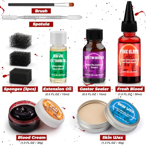 Set Trucco Effetti Speciali Halloween, Makeup Kit