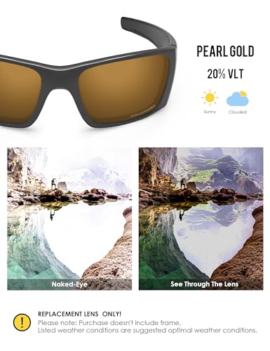 Image of BLAZERBUCK Anti-salt Polarized Replacement Lenses for Oakley Fuel Cell OO9096 Sunglass