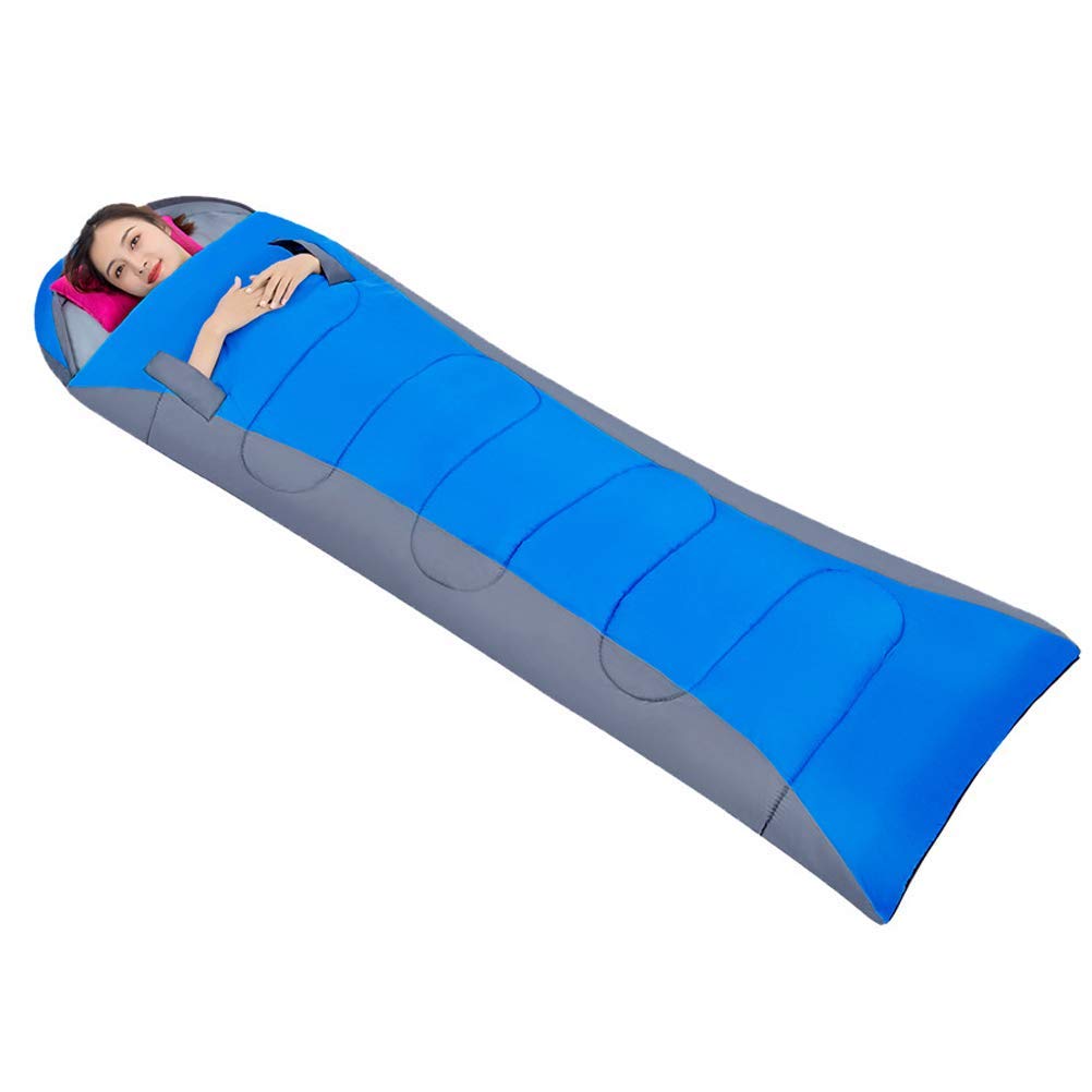 Sacco a Pelo con Busta Impermeabile Sacco a Pelo Portatile Leggero Caldo 4 Stagioni con Sacco a Compressione