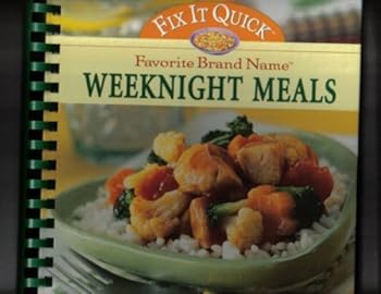Hardcover Fix It Quick Favorite Brand Name Weeknight Meals Book