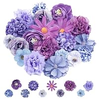 Neerow Kunstblumen Set - 20 Stück In 10 Verschiedenen Stilen Für DIY Dekoration