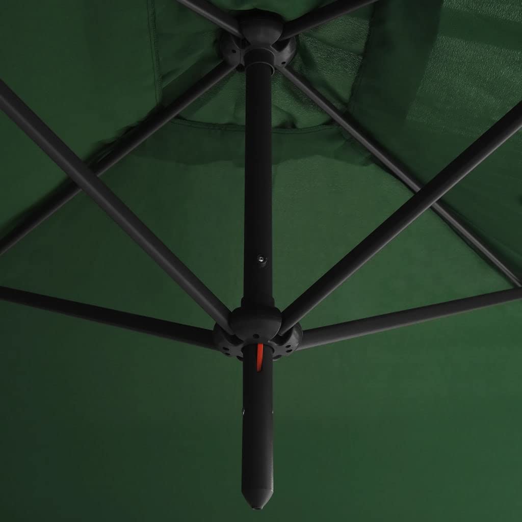 SYDE Podwójny parasol ogrodowy stalowy 600x300 cm