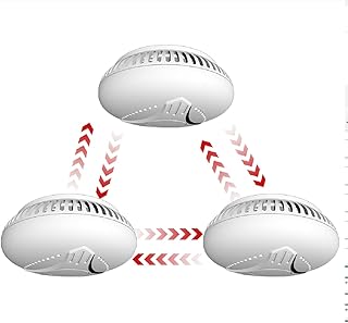 ANKA Wireless Interlinked Smoke Alarm with 10 Years Battery Life, Scotland Law Compliant(Can be perfectly Interlinked with ANKA Heat alarm AJ-718), Conforms to EN 14604 Standard, AJ-761SI4