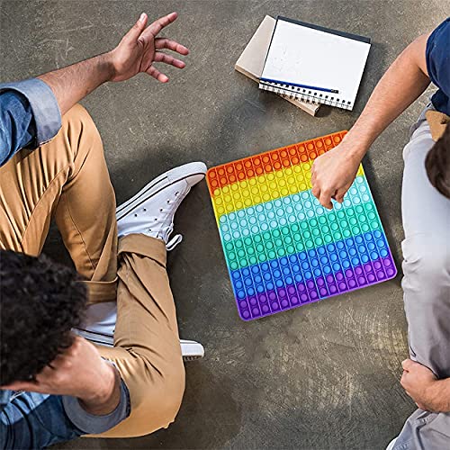 JIALTO-Pop-it-Fidget-Toy-Big-pop-Jumbo-pop-it-Fidget-Toy-popit-Game-Rainbow-pop-it-Big-Size-pop-it-Large-pop-Big-pop-it-Giant-pop-it-pop-it-Large-Size-Big-pop-it-Game-Board-Big-Square