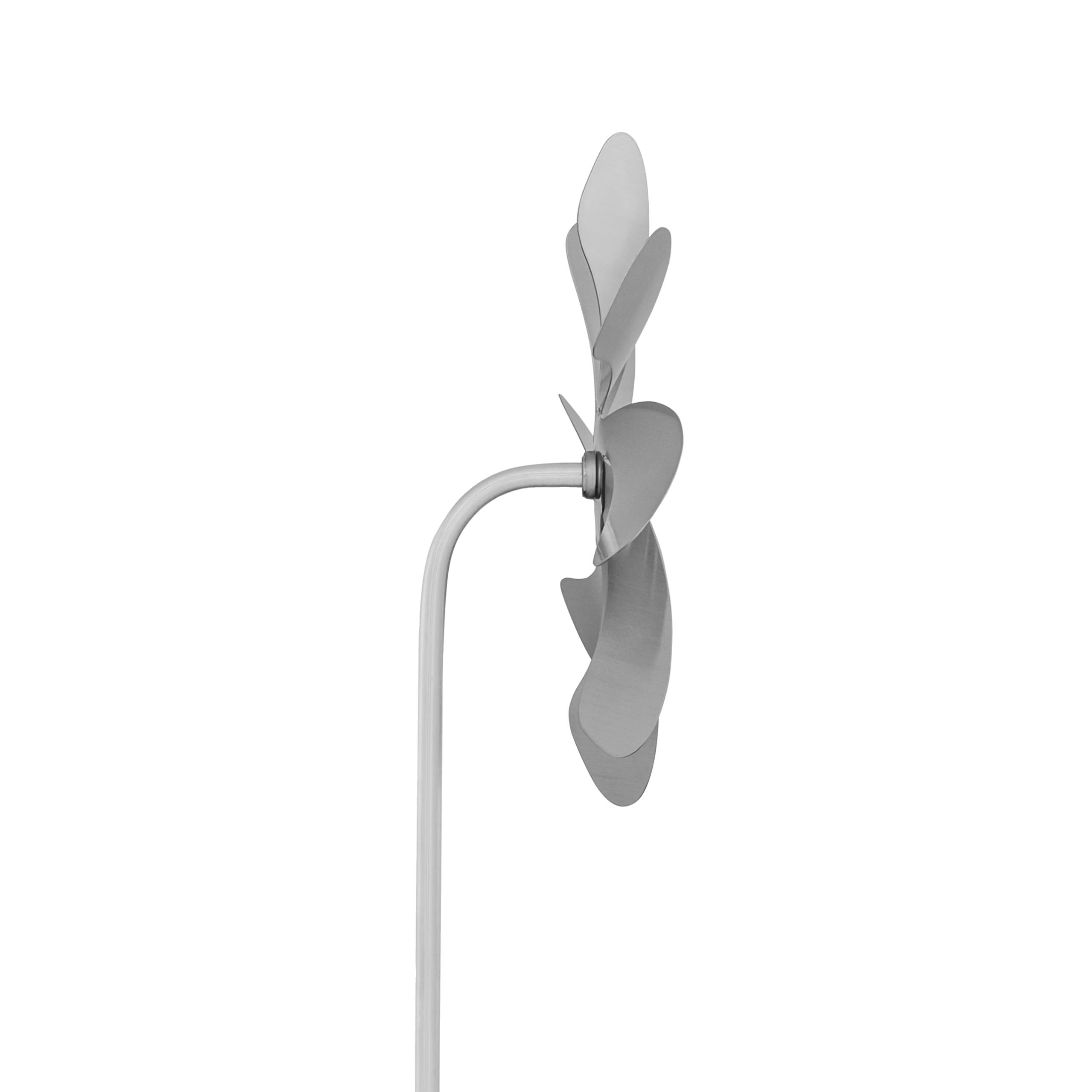 Molinillo de viento Speedy20 de steel4you; modelo A1002, hecho de acero inoxidable, diámetro del rotor de 20 cm, rodamiento de bolas, decoración para jardín, fabricado en Alemania