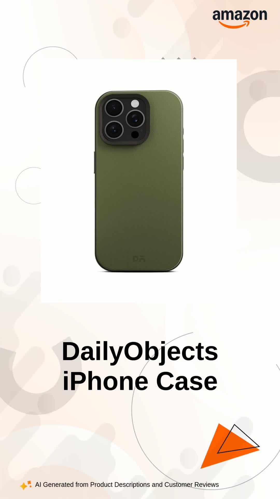 DailyObjects Leatherite Case for iPhone 15 Pro Compatible with Mag