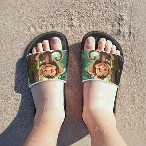 Doojoayie Cute Animal Girls Slide Sandals Anti-Slip for Little Kid Summer Outdoor4