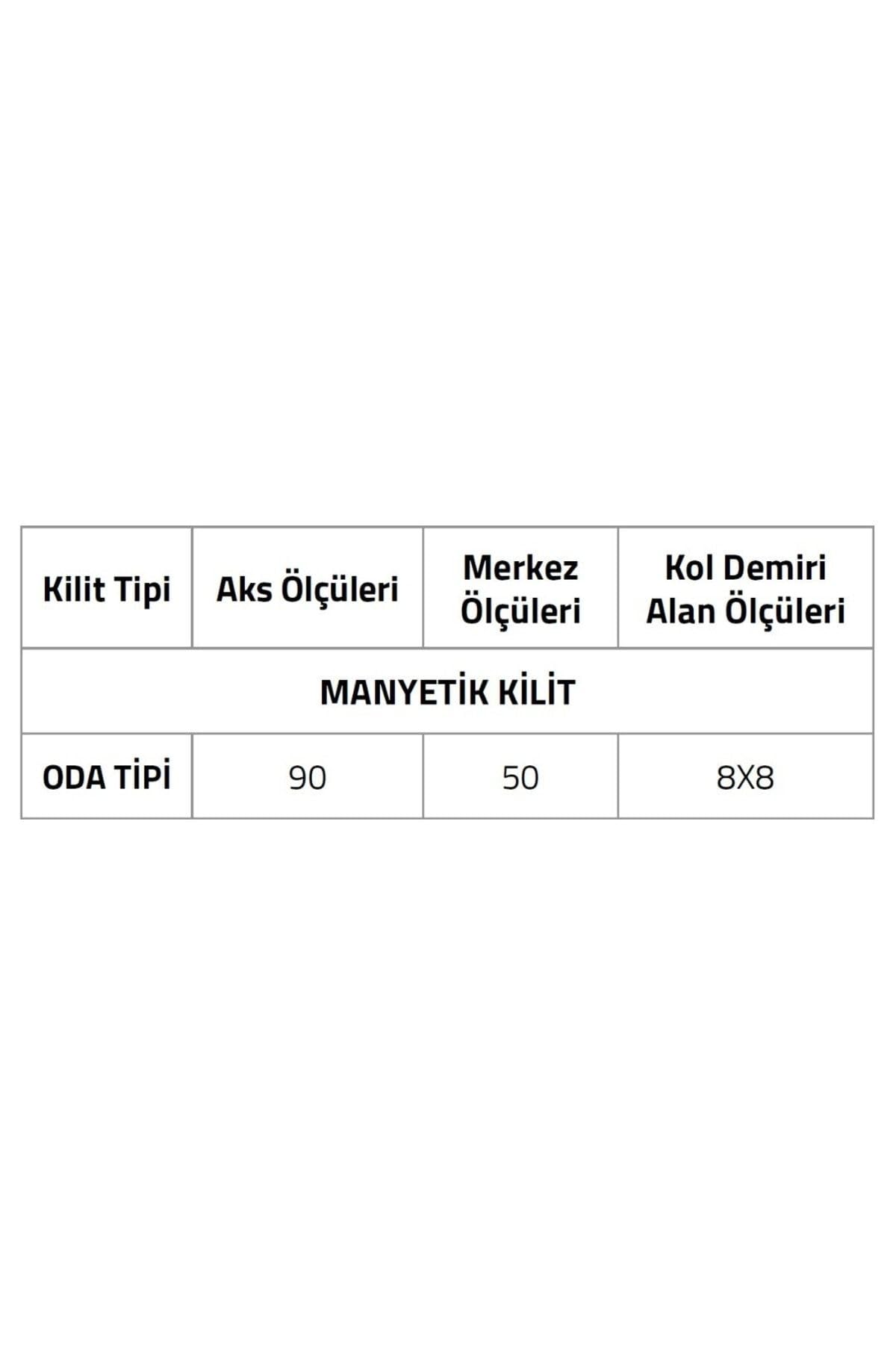 System Manyetık Oda Tipi Kilit Antik Tek Ebat Lc100Lt01N Abm