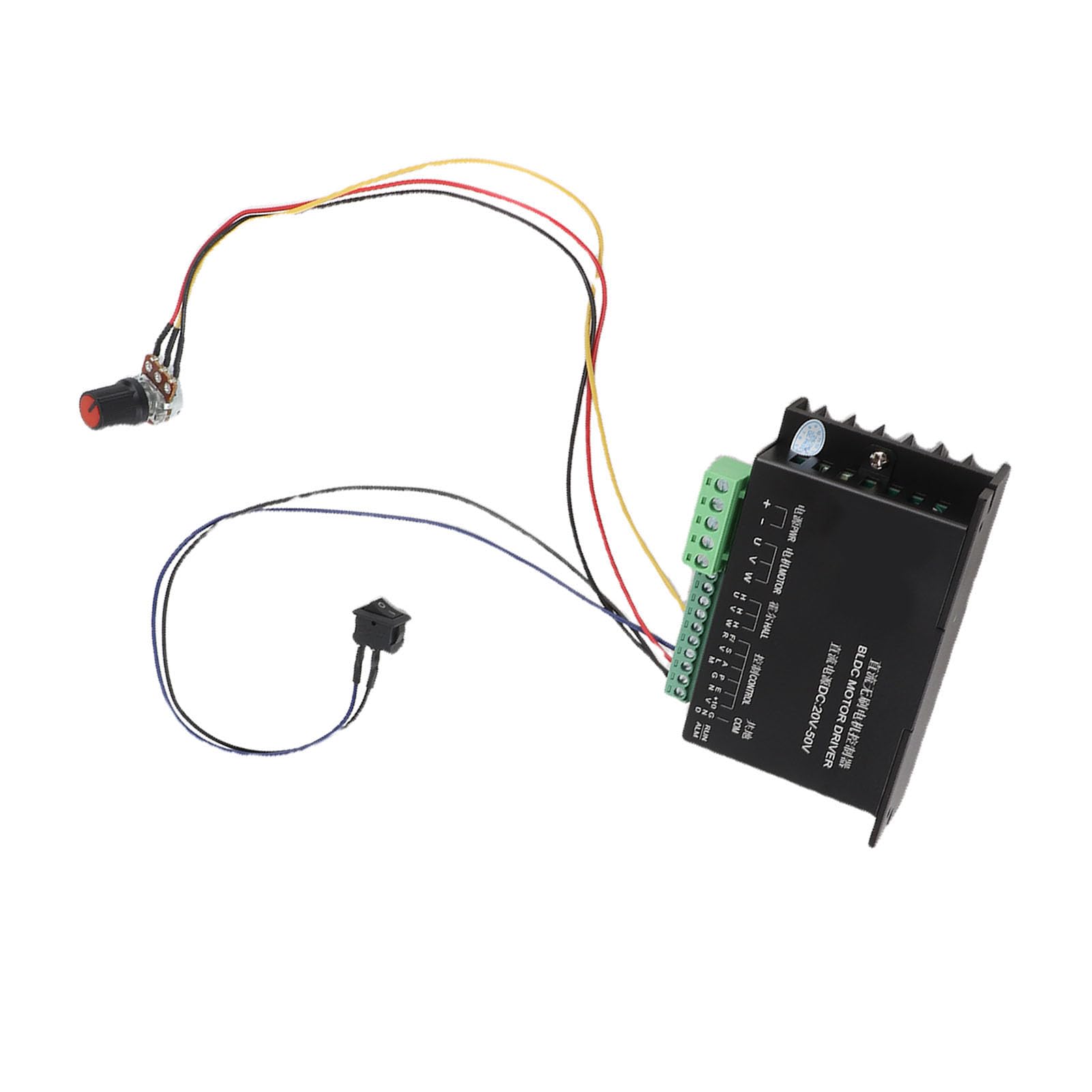 Ws55-220 Dc 48V 500W Cnc Bldc Controller Bldc Motor Brushless Mandrino Bldc Motor Driver Controller