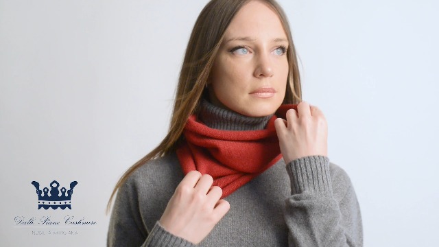 Sciarpa In Puro Cashmere 100% Made In Italy Dalle Piane - Ampia (35x195 Cm), Morbida Ed Elegante, Unisex Per Uomo E Donna