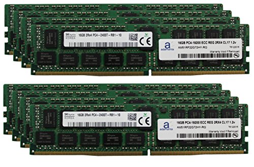 Hynix IWi 128GB (8x16GB) T[o[AbvO[h HP Proliant DL580 Gen 9 DDR4 2400MHZ PC4-19200 ECC o^`bv 2Rx4 CL17 1.2v DRAM RAM Adama