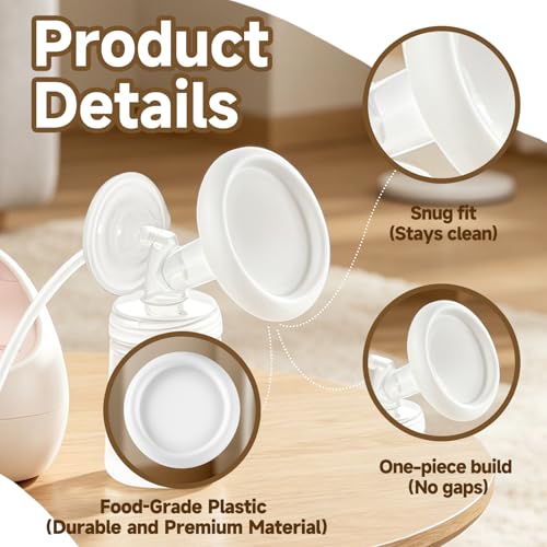 Breast Pump Cover Compatible con Flange Spectra, 2 Pack miniatura 2