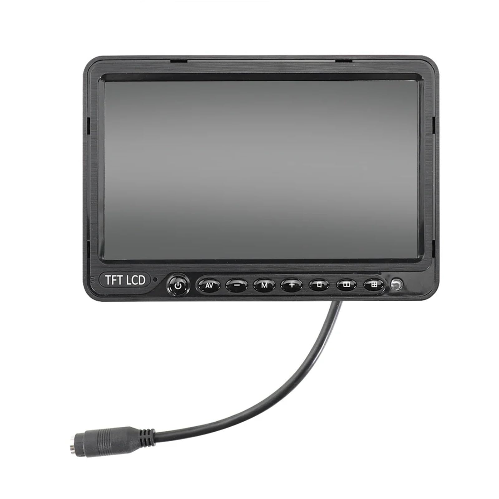 Monitor for camioneta, autobús, camión, Compatible con Entrada, fácil de Instalar, Pantalla Independiente 7 Pulgadas(7inch 4PIN)