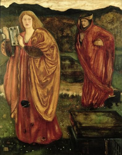 Impression d'art Merlin et Nimue poster haut de gamme