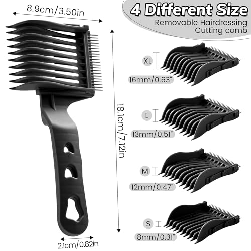 Set de 4 peines desmontables para difuminado profesional miniatura 4