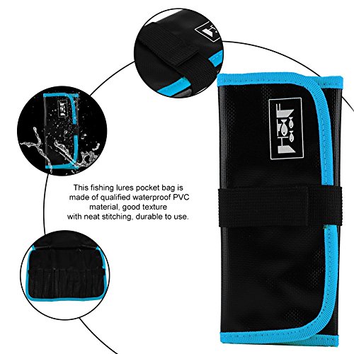 Bolsa para Señuelos de Pesca Tbest Impermeable con Compartimentos de PVC 31 x 22cm miniatura 3