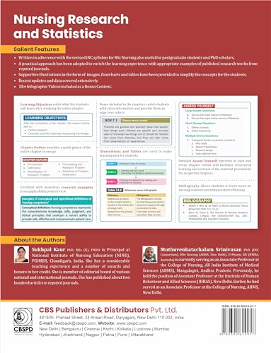 Image of Nursing Research And Statistics As Per The Revised Inc Syllabus (2021-2022) (Pb 2024)