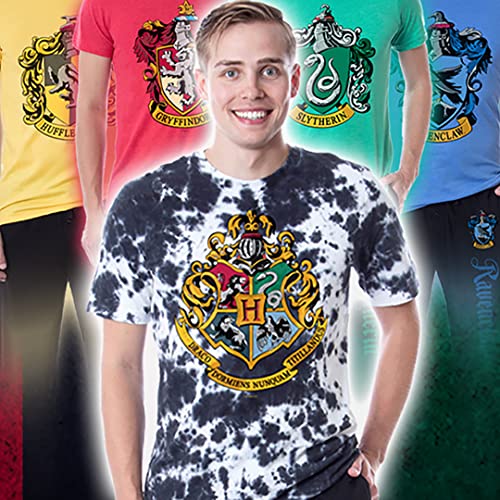 Harry Potter Mens' Hogwarts All Houses Wizarding World Sleep Pajama Set3
