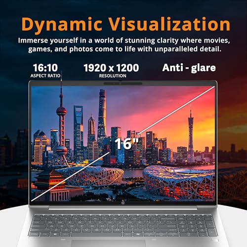 Image of HP ProBook 4 G1a AI 16 inch WUXGA IPS Laptop, AMD Ryzen 5 230, 32GB DDR5, 2.16TB Storage (2TB SSD+160GB Docking Station), Backlit Keyboard, Fingerprint Reader, Fast Charge, Wi-Fi 6E, Win 11 Pro, Silver