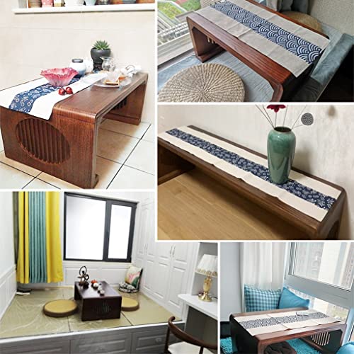 Table tatami japonaise table basse zen pour café et méditation 60x40cm - 4