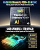 Ulefone Armor 28 Ultra 5G AI Teléfono Rugerizado, 32GB+1TB/2TB Expansión, MTK Dimensity 9300+ 12 núcleos, 6.67" AMLOD Doble Pantalla, 64MP+50MP+50MP Cámara Real, 120W, IP68/IP69K, Video 8K, Widevine L1, Android 15 6