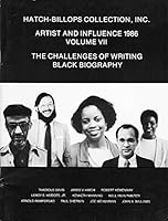 Artist & Influence 1986: The Challenges of Writing Black Biography 0890622493 Book Cover
