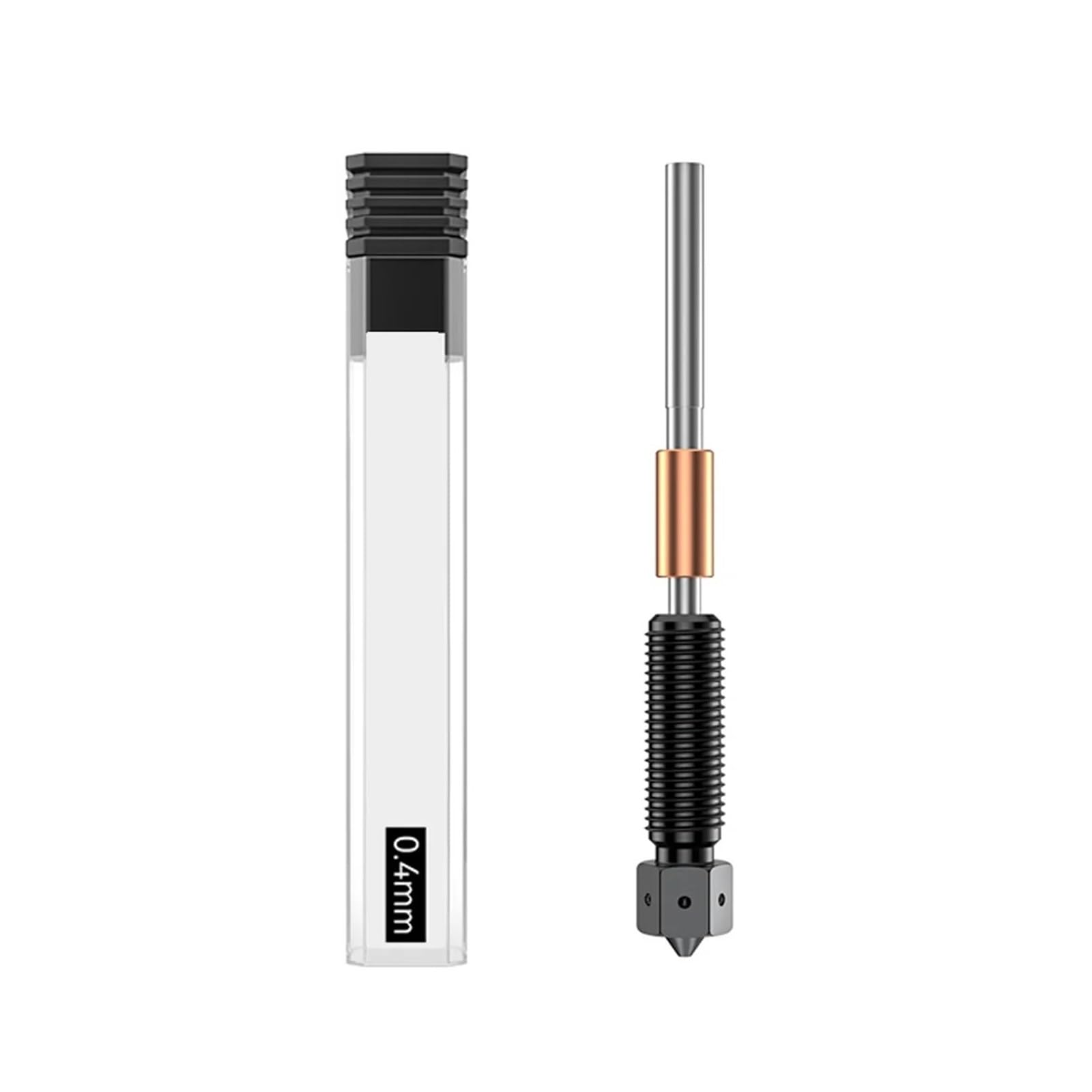Stahl-Titan-Düse, kompatibel mit Creality, K1C 0, 4 mm | Einzeldüse für 3D-Drucker, für K1C, Ender-3 V3 und Ender-3 V3 Plus, zum Austausch