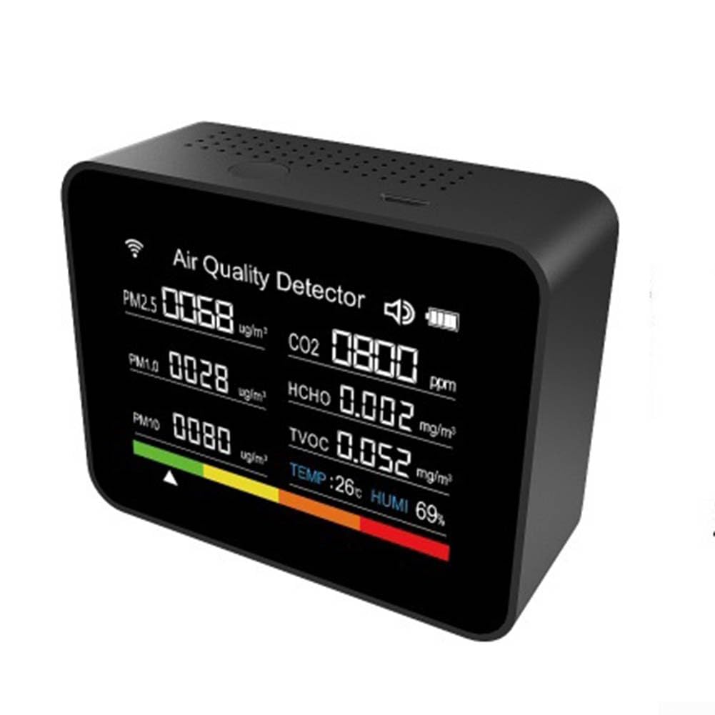 13 en 1 Monitor de calidad del aire Medidor de Medidor de temperatura y humedad TVOC PM2.5