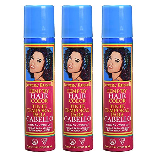 Jerome Russell Temporary Spray, Honey Blonde 2.2 oz (Pack of 3)