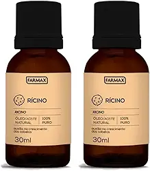 Farmax Óleo de Rícino 100% Puro 30ml - 2 unidades