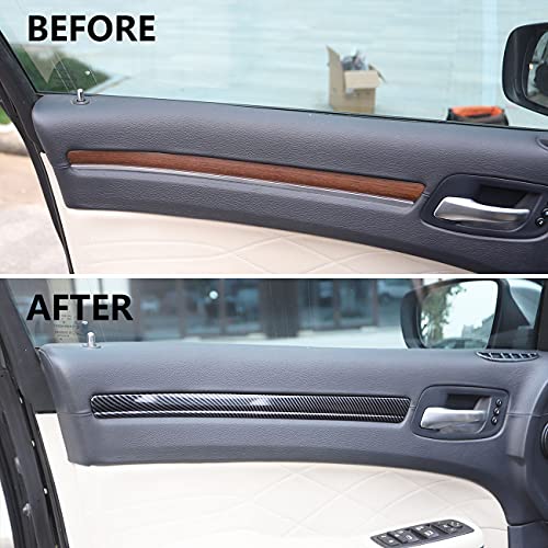crosselec Carbon Fiber 4 Doors Panel Decor Trim Cover for 2015-2021 Chrysler 300 by crosselec - Image 5