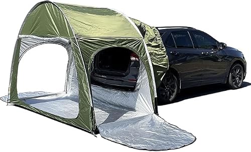 SUV Camping Tents Car Tent with Porch Vestibule Awning Shelter