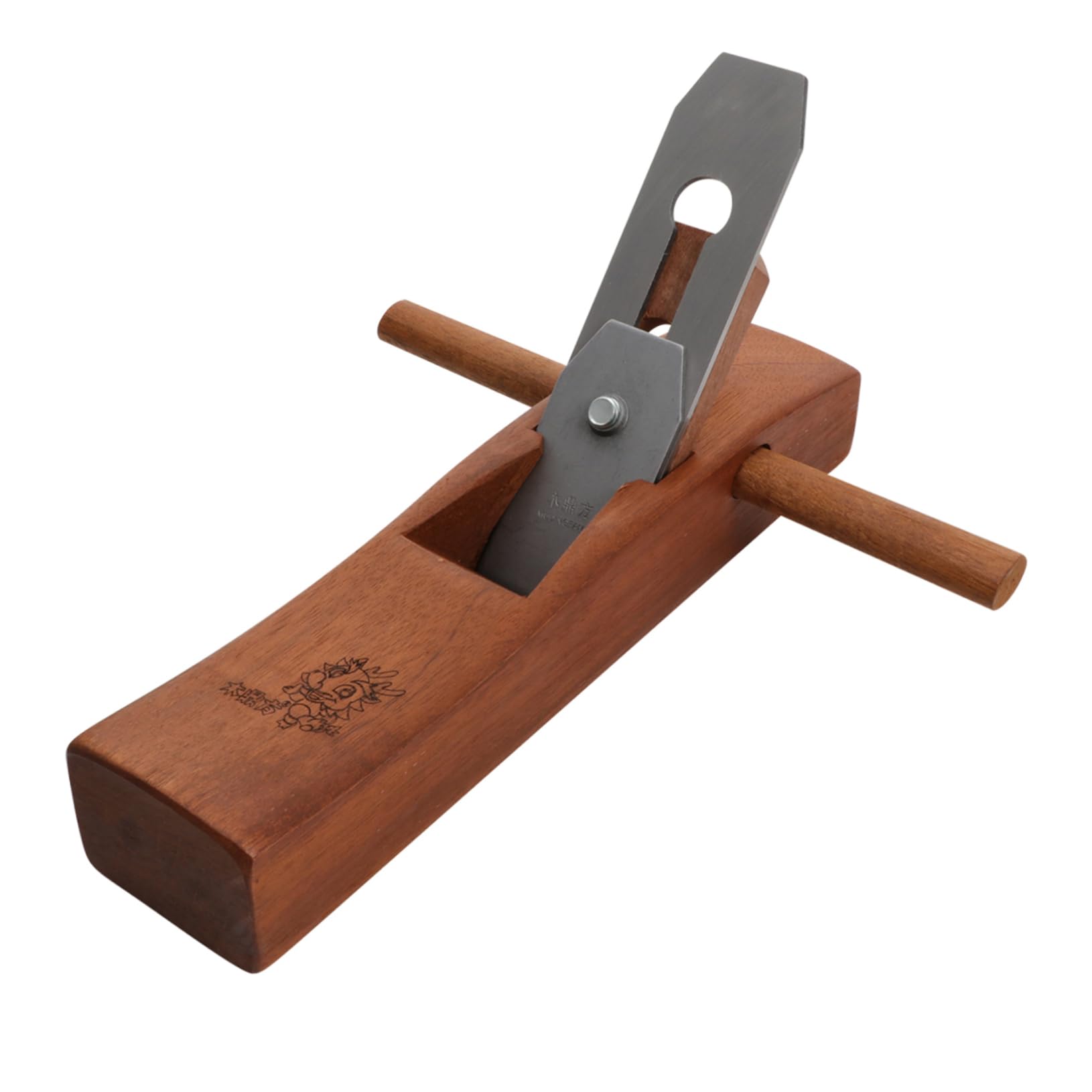 Gadpiparty Pialla a Mano per Falegname, Utensile la Lavorazione del Legno Corpo in Legno Durevole e Lama in Metallo, Strumento Manuale per Levigatura e Scartatura, Adatto a Carpentieri