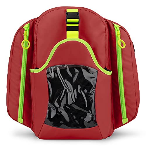Statpacks G3 Quicklook Aed Red, Aed Backpack, Ems Aed Container, Quick View Design, Easy Access Aed Medic Bag For Ems, Police, Firefighters #TOP9