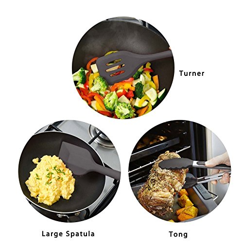 THKJW 10 set di stoviglie in silicone,pan tattile