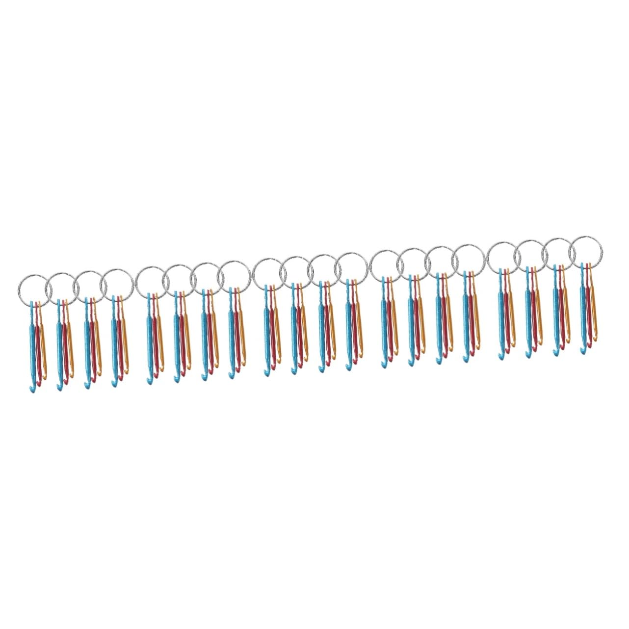 OSALADI 5 Series Herramientas De Tejer Ganchillo Agujas De Tejer Kit De Ganchos De Crochet Agujas De Crochet Para Hilo Suministros De Costura De Crochet Aguja De Hilo Aluminio 4 Piezas X 5