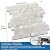 MOFIT Backsplash Tile for Kitchen Peel and Stick Stone Matte Finish,Bathroom Tiles Stickers 3D Wall Panel Linear Mosaic Marble Backsplash Waterproof(10sheets,Cement Grey)
