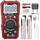 BINTA Digital Multimeter Auto-Range 6000 Count, AC/DC Voltage und Current, Widerstand, Kapazität, Frequenz, Temperatur, Durchgang, Diodentests, NCV, Live, HFE, mit LCD-Anzeige und Hintergrundlicht