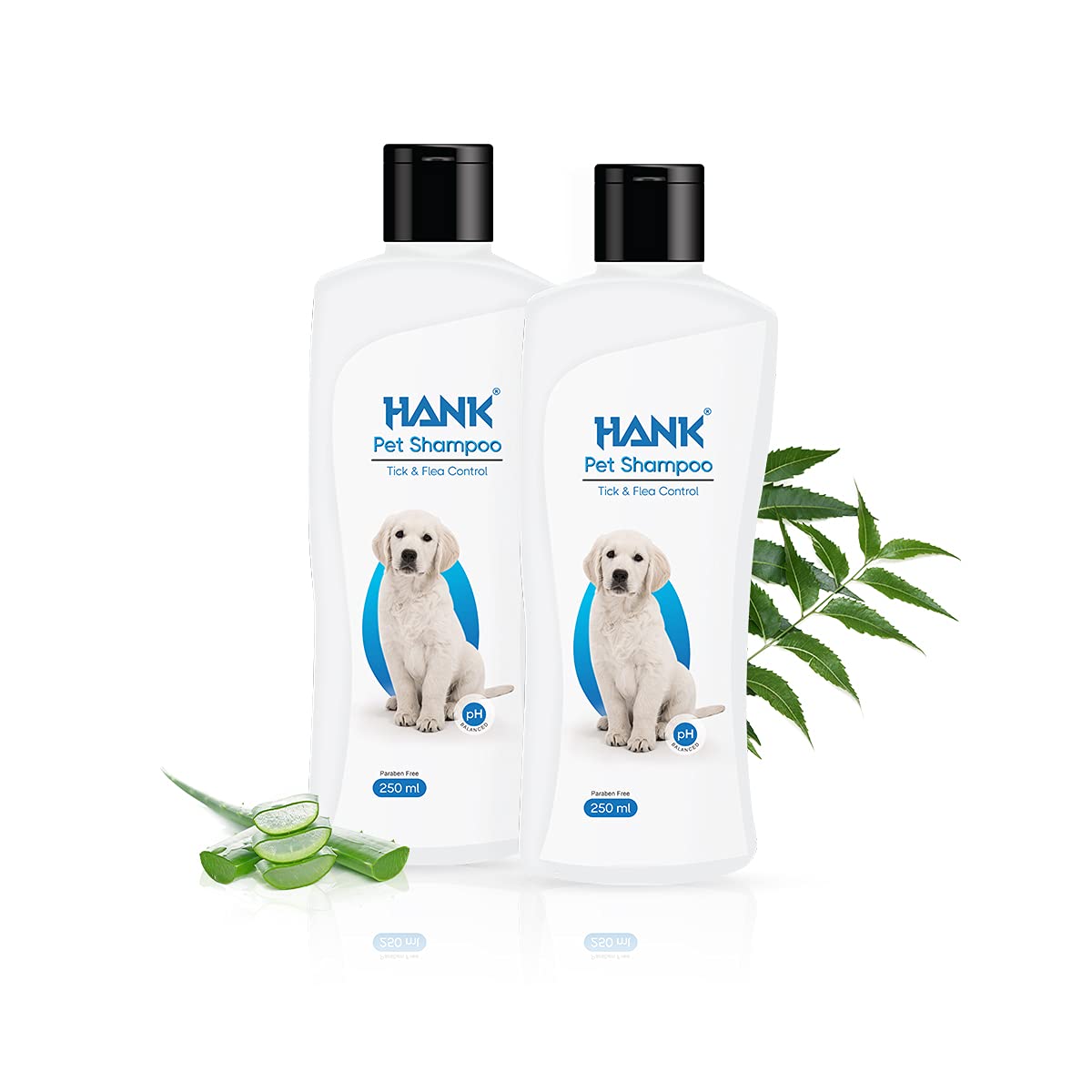 HANK Anti Tick Shampoo for Dogs & Cat Shampoo (Pack of 2)