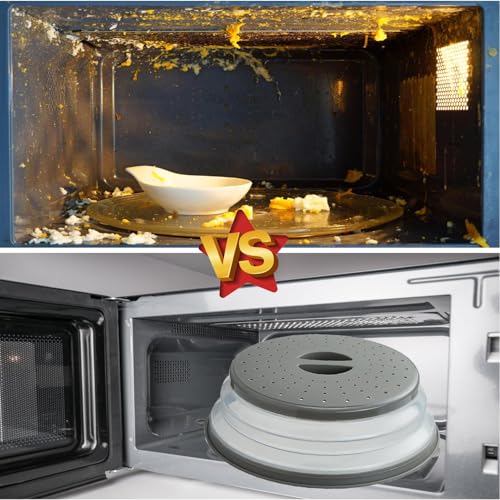 image for XGHJ Microwave Splatter Cover Vented for Food, Splatter Guard & Coland