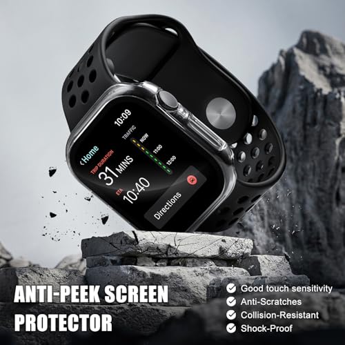Image of Privacy Case for Apple Watch Screen Protector Series 10 /11 46mm
