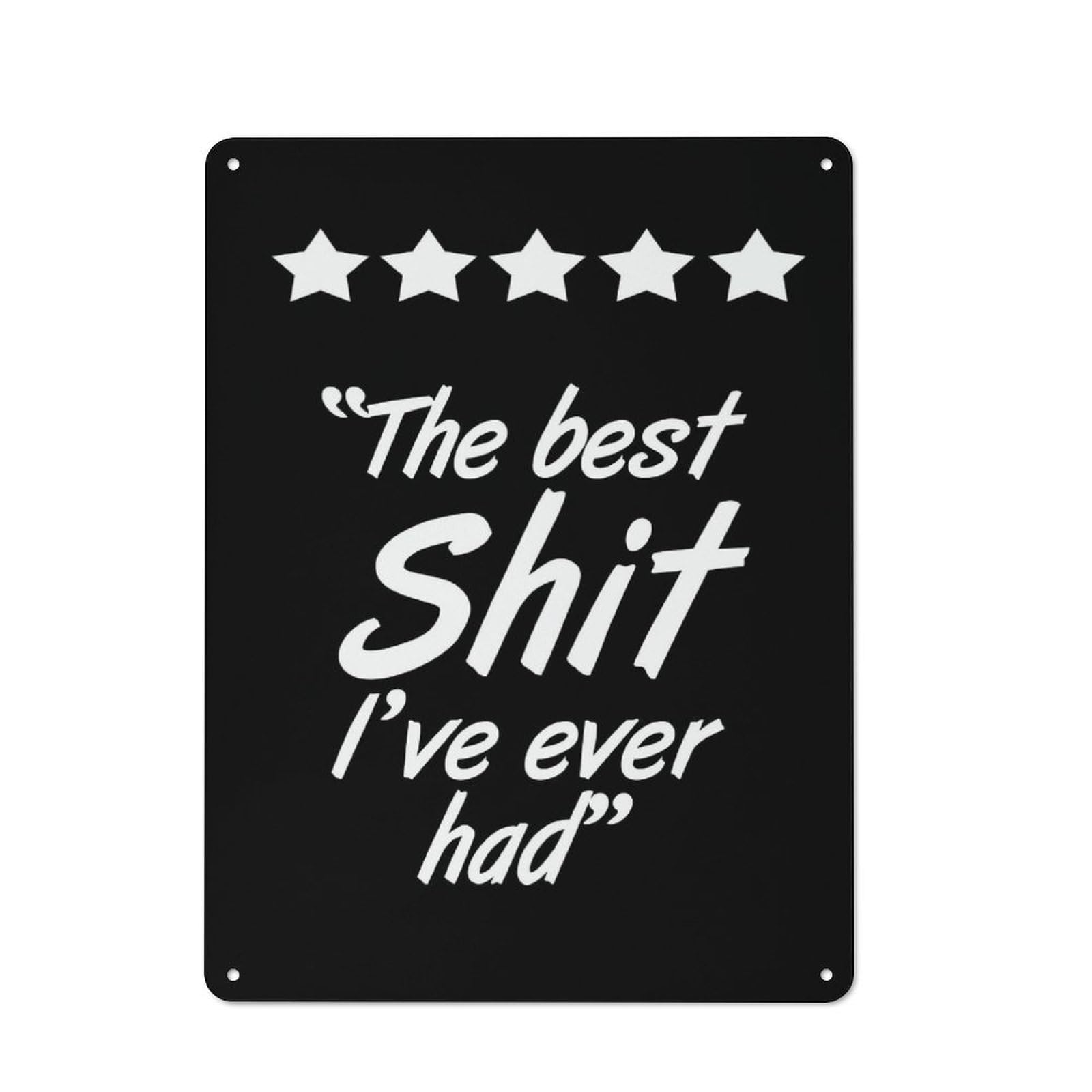 Vintage Metal Plaque 40x30cm Featuring The Best Ive Ever Had for Home Bar Wall, A Metal Wall Feature for Home Bars And Entertaining Spaces