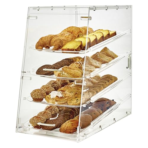 Winco ADC-4 4-Tier Pastry Display Case